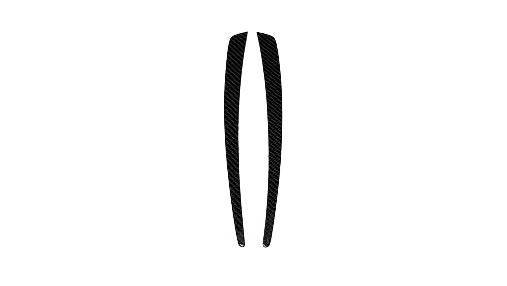 2001-2004 Mustang Carbon Fiber Side Scoop Inserts - Image 3