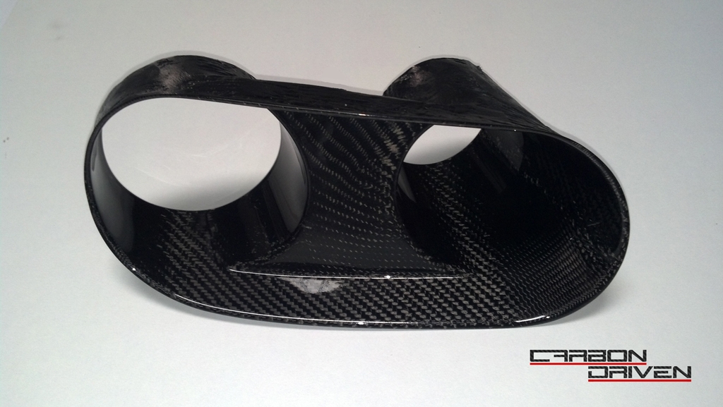 2003-2004 Mustang Terminator Carbon Fiber Fog Light Bezels - Image 3