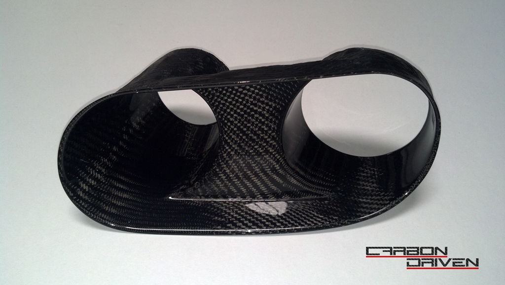 2003-2004 Mustang Terminator Carbon Fiber Fog Light Bezels - Image 2