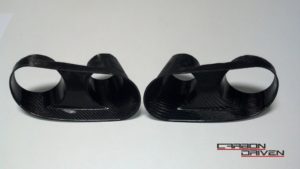 2003-2004 Mustang Terminator Carbon Fiber Fog Light Bezels