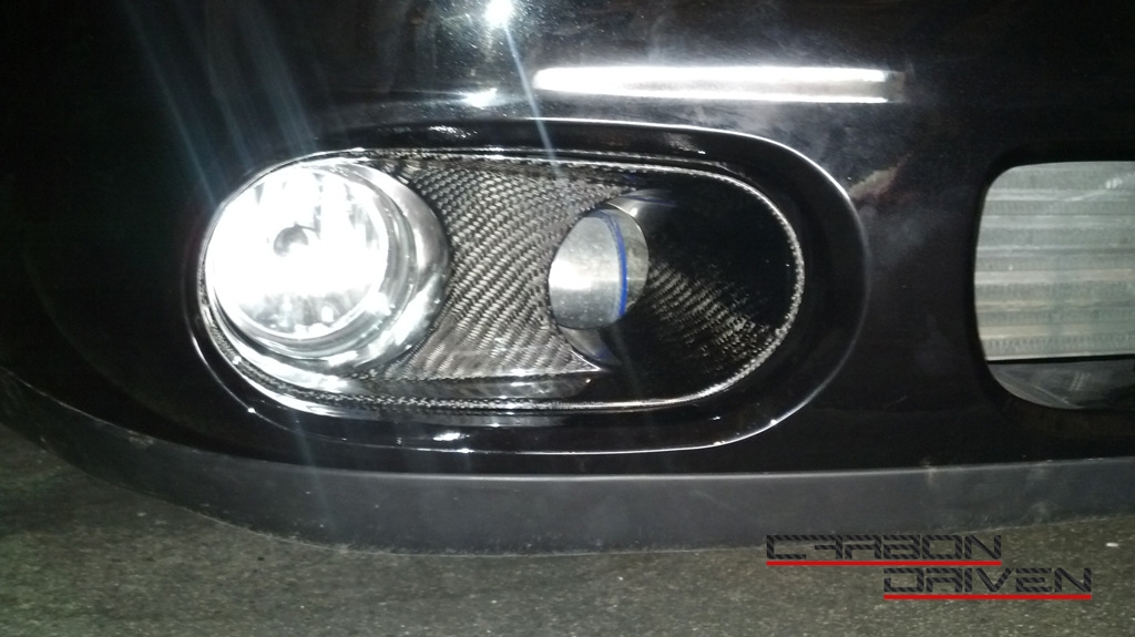 2003-2004 Mustang Terminator Carbon Fiber Fog Light Bezels - Image 4