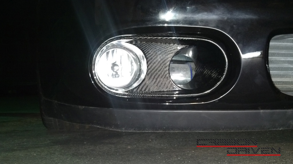 2003-2004 Mustang Terminator Carbon Fiber Fog Light Bezels - Image 5