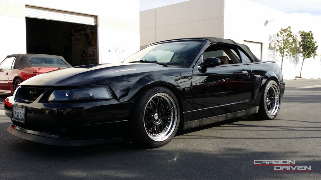2003-2004 Mustang Carbon Fiber Terminator Style Side Skirts - Image 4