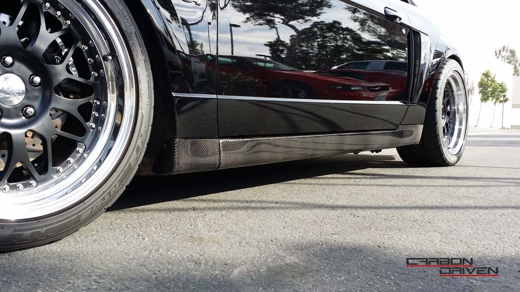 2003-2004 Mustang Carbon Fiber Terminator Style Side Skirts - Image 5