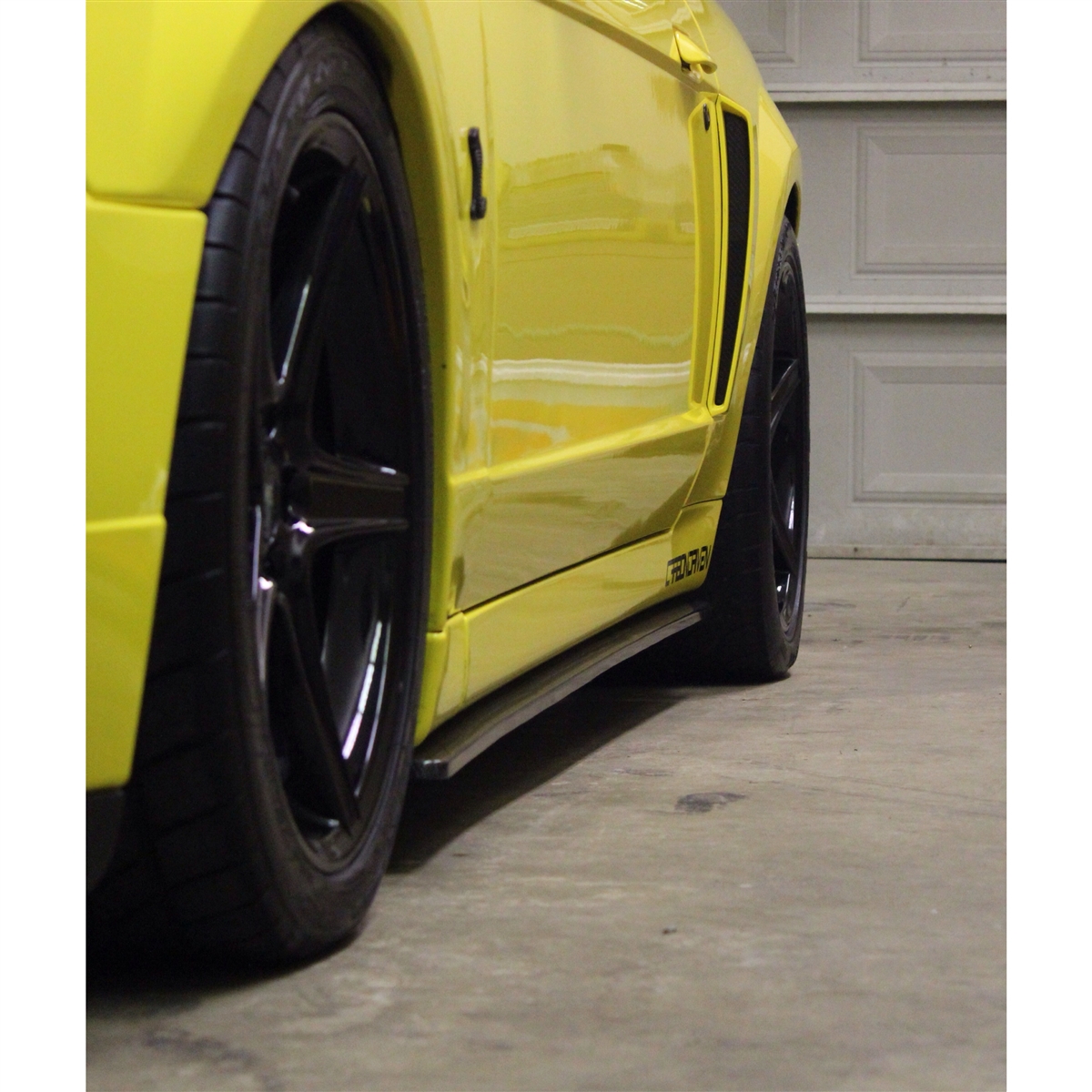 2003-2004 Mustang Terminator Carbon Fiber Side Skirt Splitters - Image 4