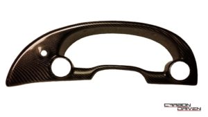2001-2004 Mustang Carbon Fiber Dual Gauge Instrument Cluster Bezel