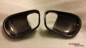 1994-2004 Mustang Carbon Fiber Door Latch Bezels