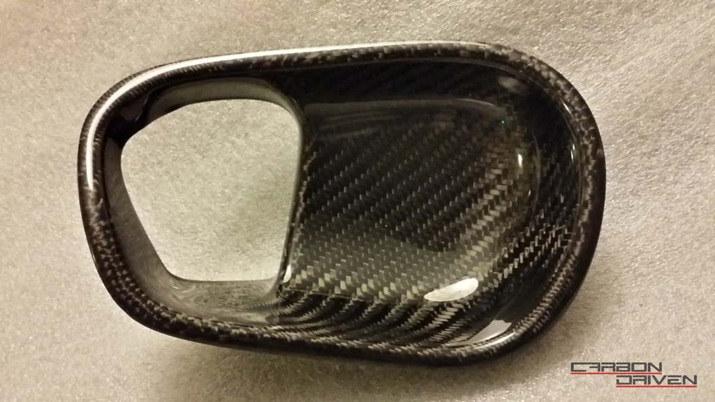 1994-2004 Mustang Carbon Fiber Door Latch Bezels - Image 3