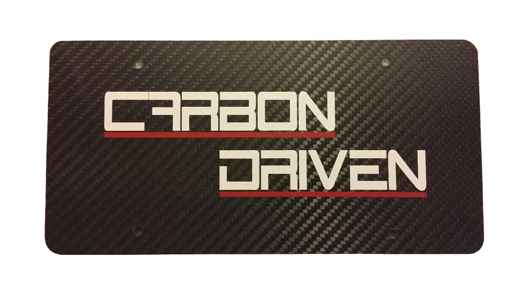 Carbon Fiber License Plate