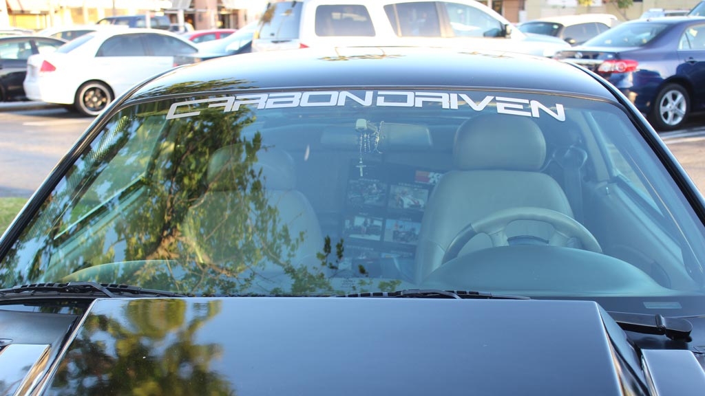 Carbon Driven Windshield Banner - Image 2