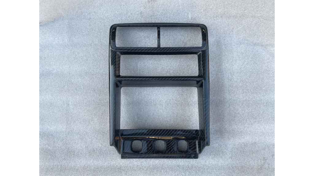 1994-2004 Mustang Carbon Fiber Double DIN Radio Bezel #2